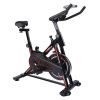 YSSOA Indoor Cycling Bike, Stationary Exercise Bike with iPad Mount and Comfortable Seat Cushion, Silent Belt Drive, Spinning Bikes with Resistance