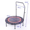 40 Inch Mini Exercise Trampoline for Adults or Kids Indoor Fitness Rebounder Trampoline with Safety Pad Max. Load 300LBS