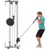 Lat Pulldown Machine - Home Gym Fitness - Silver