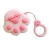 Pink Cartoon Silicone Cat Claw Wireless Earphone Case Protector Cute Bluetooth Wireless Earbuds Headphones Case