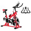 STATIONARY BIKE - Indoor Cardio Fitness Adjustable Exercise Bicycle with Flywheel