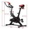 Indoor Stationary Sports Bicycle with Heart Rate Sensor and LCD Display