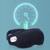 Rechargeable Heating Eye Massager Hot & Cold Compress Vibration Massage - 3D Sleep Steam Eye Mask -Relax & Reduce Dryness