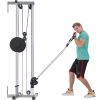 Lat Pulldown Machine - Home Gym Fitness - Silver