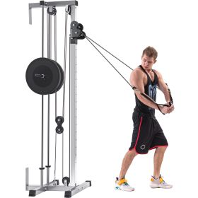 Lat Pulldown Machine - Home Gym Fitness - Silver