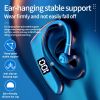 Wireless Bluetooth headphones digital display single earbuds ultra long standby business earphones HD call headset