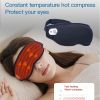 Rechargeable Heating Eye Massager Hot & Cold Compress Vibration Massage - 3D Sleep Steam Eye Mask -Relax & Reduce Dryness