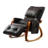 MASSAGE Comfortable Relax Rocking Chair Brown