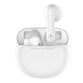 Garyway Wireless Headphone TWS Earphone Bluetooth 5.1 TWS Earbuds AAC Audio Codec Low-latency AI Call Noise Cancellation APP (Color: White)