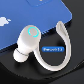 TWS Wireless Earphones Sport In-ear Bluetooth 5.2 Earbuds Ultra-long Standby Handsfree Headset with Mic for Smart Phone (SINGLE Right Ear) (Color: White-Bluetooth 5.2)