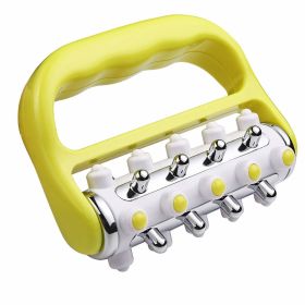 Cellulite Massager Fascia Release And Muscle Massage Roller Mini Trigger Point Deep Tissue Myofascial Release Tool Body Massager For Men And Women (Color: yellow)