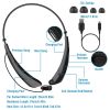 Wireless Neckband Headphones V5.0 Sweat-proof Sport Headsets Earbuds In-Ear Magnetic Neckbands Stereo Earphone