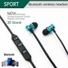 Magnetic Wireless Earphone Bluetooth Earphone Stereo Sports Waterproof Earbuds Wireless in-ear Headset with Mic