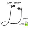 Magnetic Wireless Earphone Bluetooth Earphone Stereo Sports Waterproof Earbuds Wireless in-ear Headset with Mic