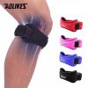 Aolikes 1pc Adjustable Knee Strap; Patellar Tendon Pressurized Protector; Support Slider Pad Guard For Badminton Running